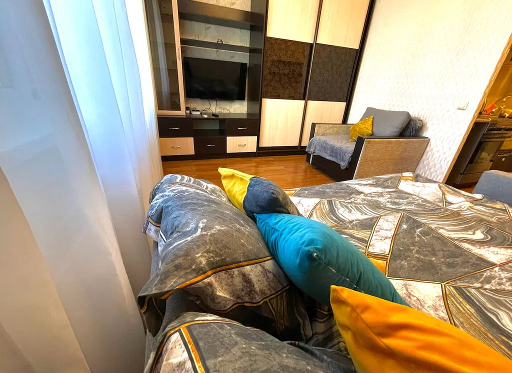 Студия однокомнатная на проспекте Маршала Жукова, 28 м², Ростов-на-Дону — спальня, фото 4