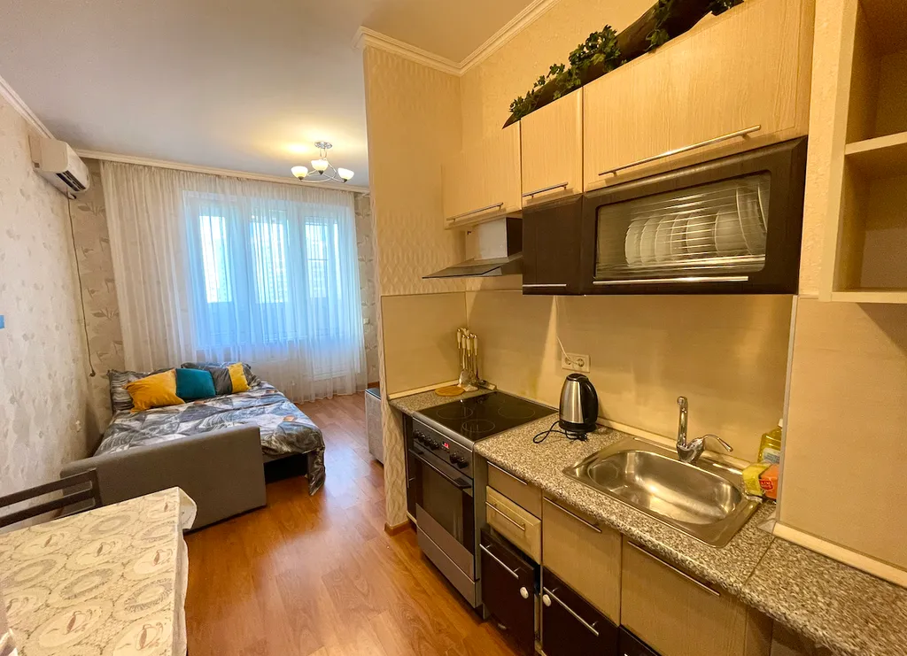 Студия однокомнатная на проспекте Маршала Жукова, 28 м², Ростов-на-Дону — кухня