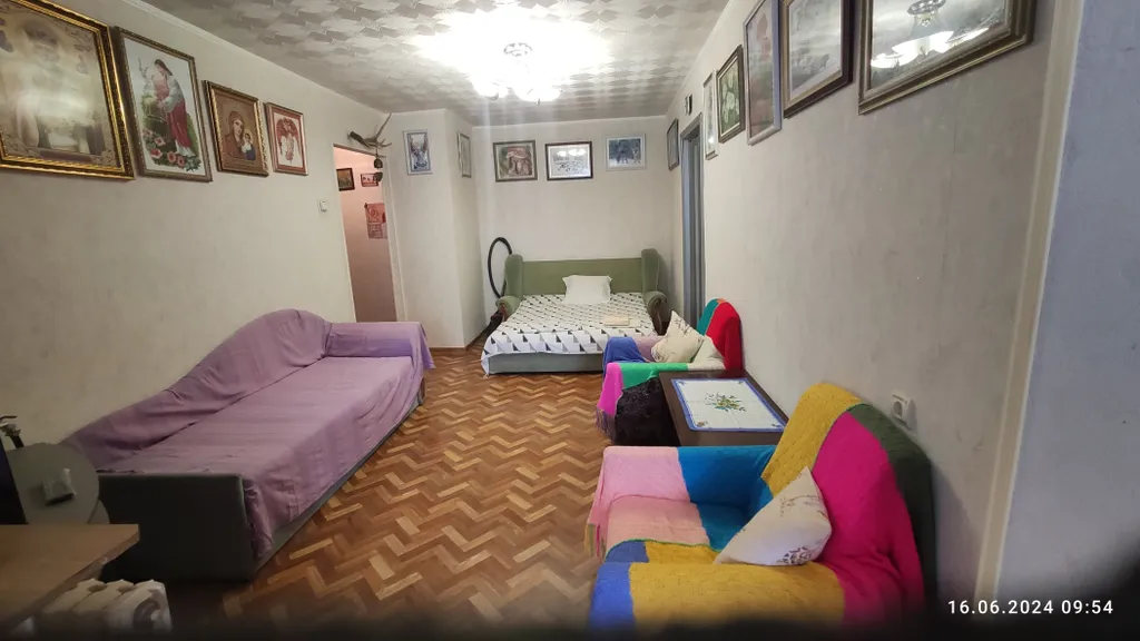 Квартира однокомнатная на проспекте Юрия Гагарина, 45 м², Севастополь — спальня, фото 6