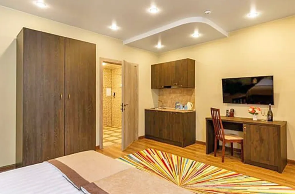 Двухместный Делюкс с сауной и джакузи с 1 кроватью или 2 раздельными