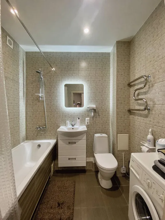 Квартира однокомнатная на улице Академической, 37 м², Афонино — фото 8