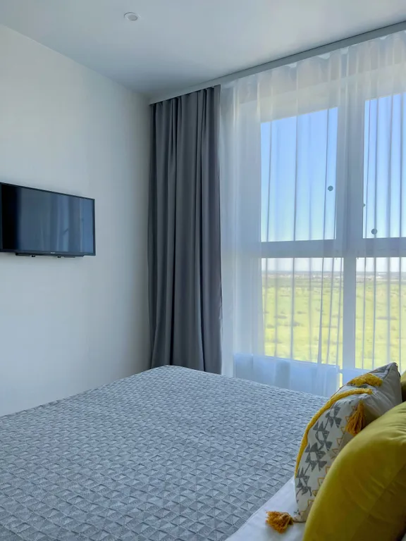 Квартира однокомнатная на улице Быстрецкой, 40 м², Рязань — спальня, фото 6