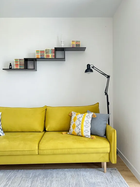 Квартира однокомнатная на улице Быстрецкой, 40 м², Рязань — спальня, фото 2