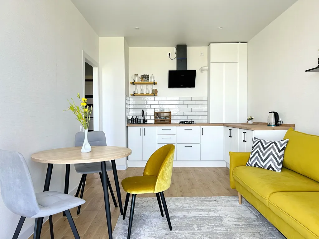 Квартира однокомнатная на улице Быстрецкой, 40 м², Рязань — кухня, фото 4