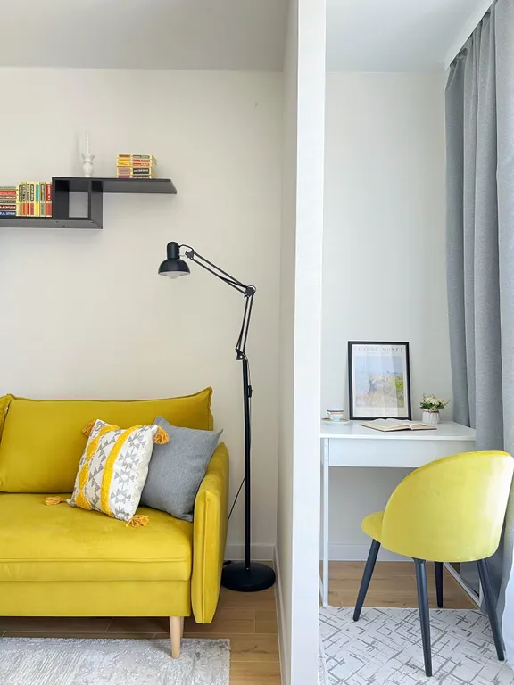Квартира однокомнатная на улице Быстрецкой, 40 м², Рязань — спальня, фото 3