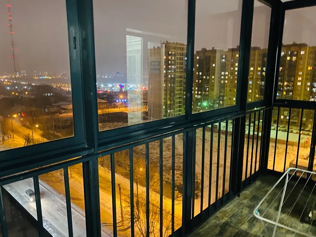 Квартира однокомнатная в Октябрьском, 44 м², Иркутск — вид из окна, фото 2