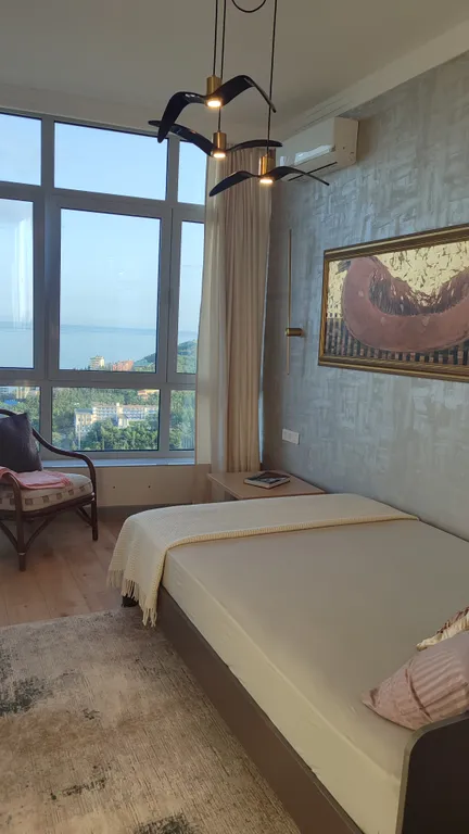 Апартаменты трёхкомнатные на улице Сергеева-Ценского, 60 м², Алушта — фото 11
