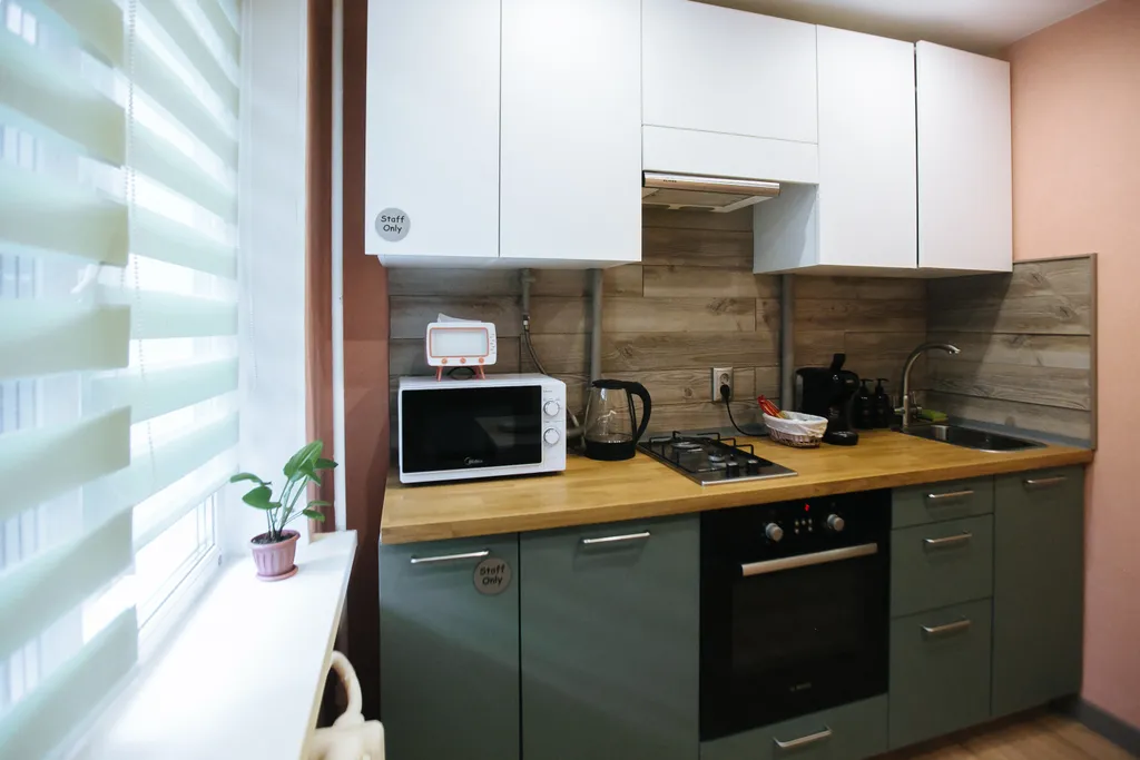Квартира однокомнатная в Нижегородском, 32 м², Нижний Новгород — кухня, фото 2