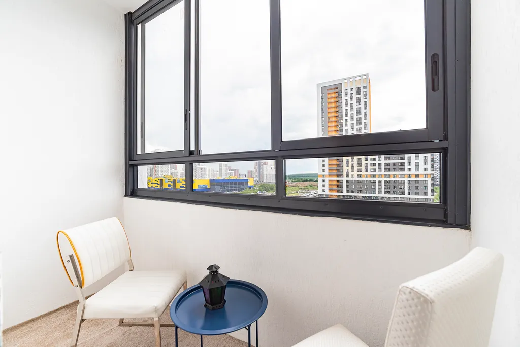 Квартира двухкомнатная в Академическом, 45 м², Екатеринбург — вид из окна