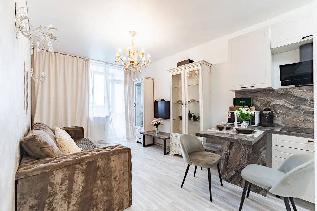 Квартира двухкомнатная в Академическом, 45 м², Екатеринбург — кухня