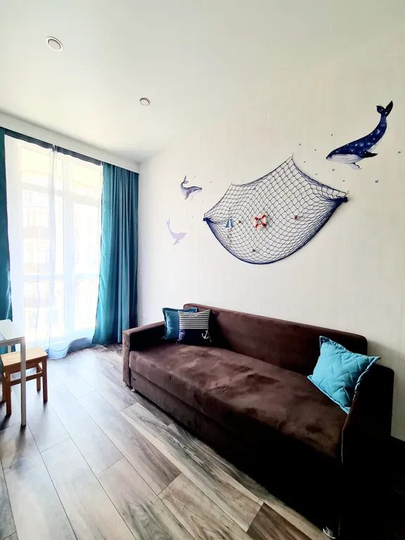 Квартира однокомнатная на улице Крымской, 46 м², Геленджик — фото 18