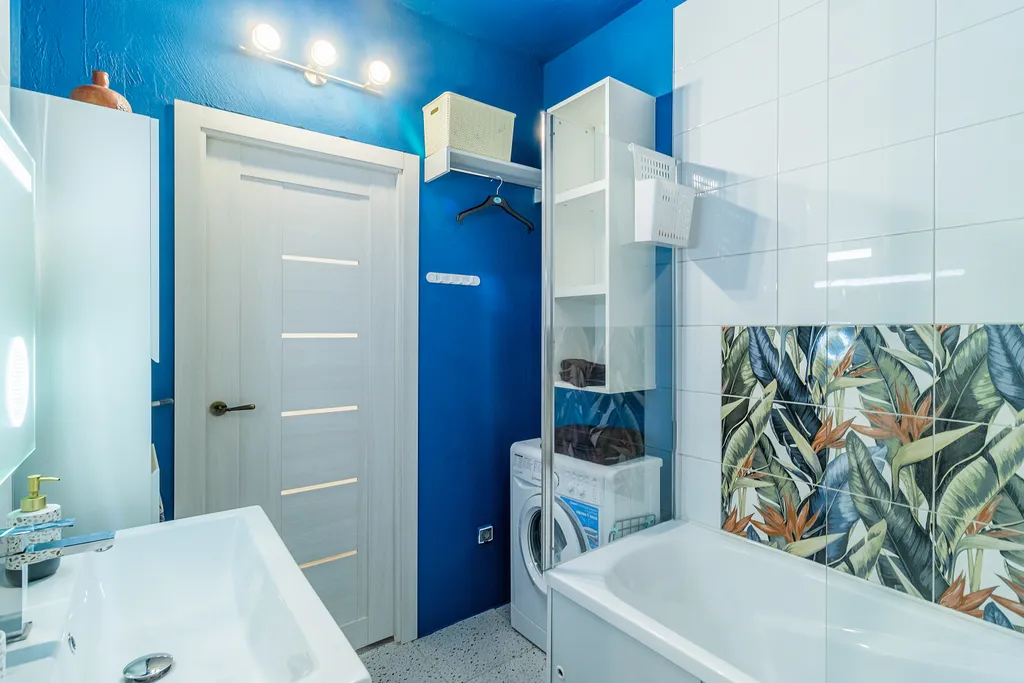 Студия однокомнатная у Горьковской, в Кузнечихе, 26 м², Нижний Новгород — ванная комната, фото 3