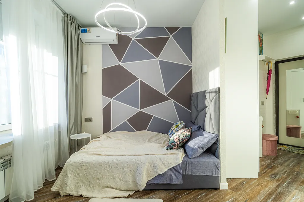 Студия однокомнатная у Горьковской, в Кузнечихе, 26 м², Нижний Новгород — спальня, фото 3