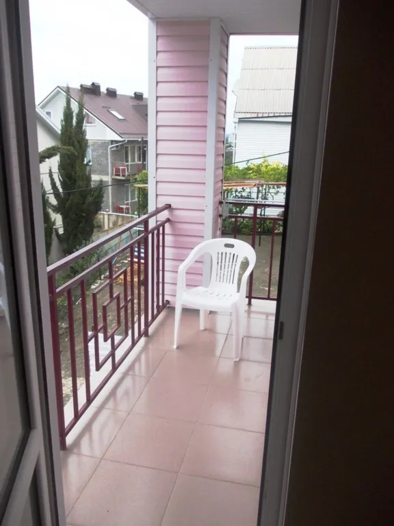 Четырёхместный номер улучшенный с видом на море — вид из окна