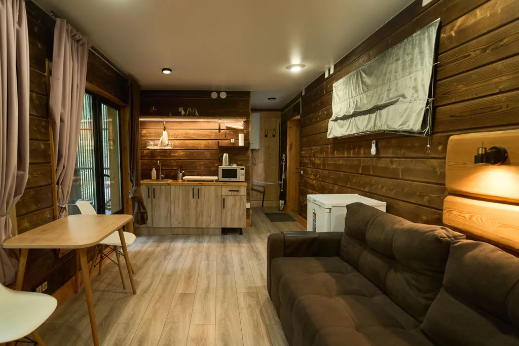 Дом 3-местный на территории деревни Косалме, 40 м², Петрозаводск — кухня, фото 2