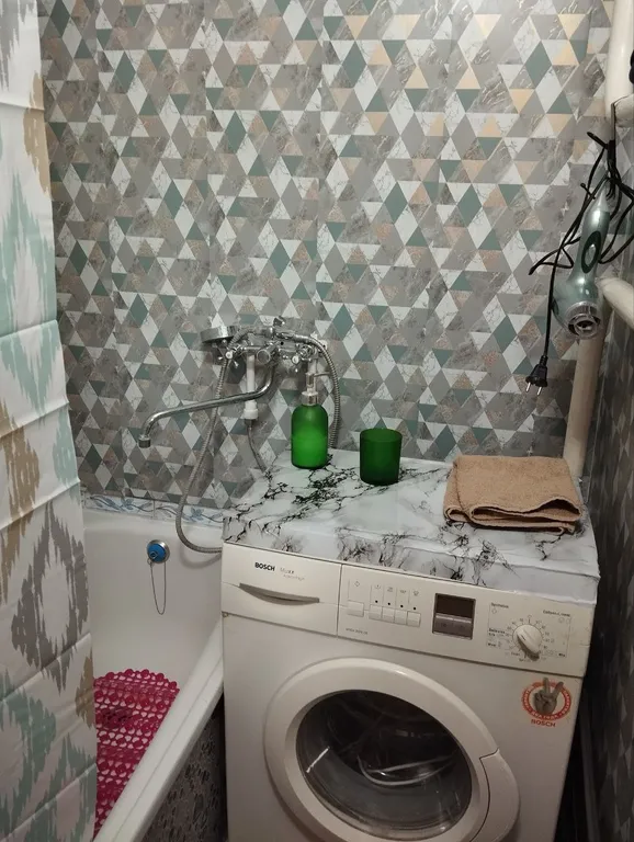 Квартира двухкомнатная в село Большом Болдино, 45 м², Арзамас — ванная комната, фото 2