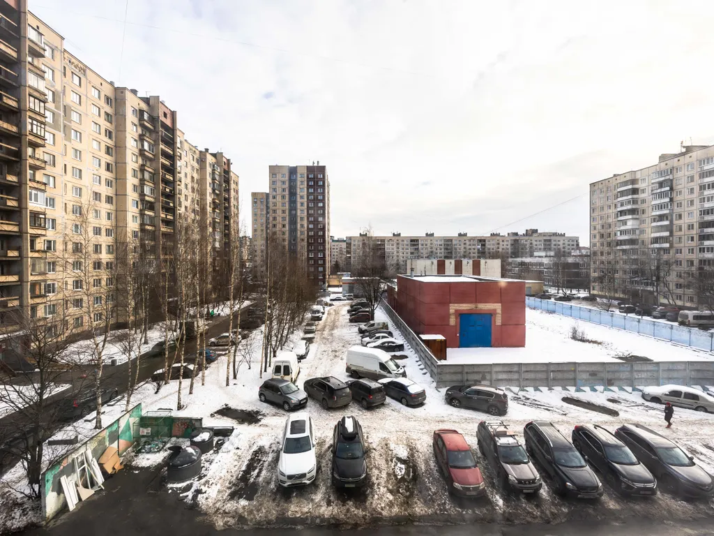 Апартаменты двухкомнатные в Красногвардейском, 62 м², Санкт-Петербург — вид из окна