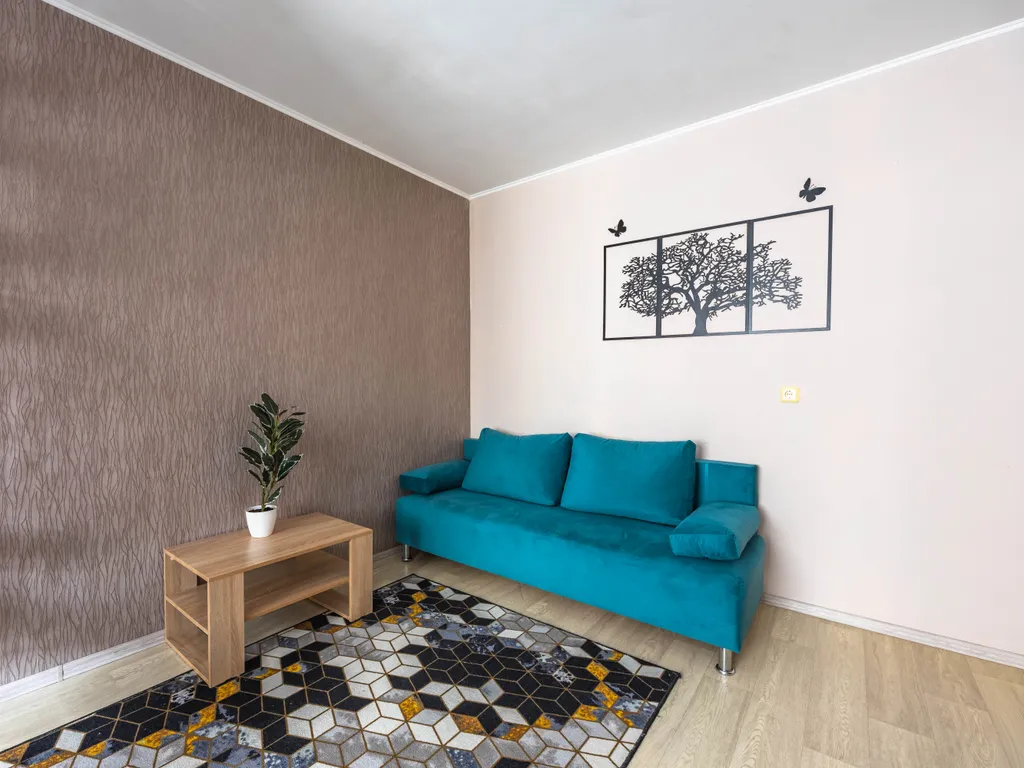 Апартаменты двухкомнатные в Красногвардейском, 62 м², Санкт-Петербург — спальня, фото 4