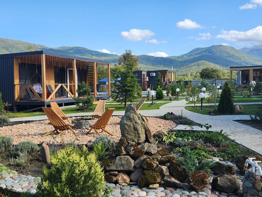 Семейный дом в горах Адыгеи с бассейном