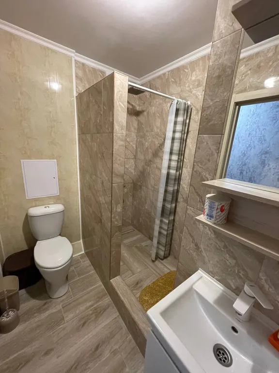Студия однокомнатная на улице Курортной, 31 м², Саки — ванная комната, фото 2