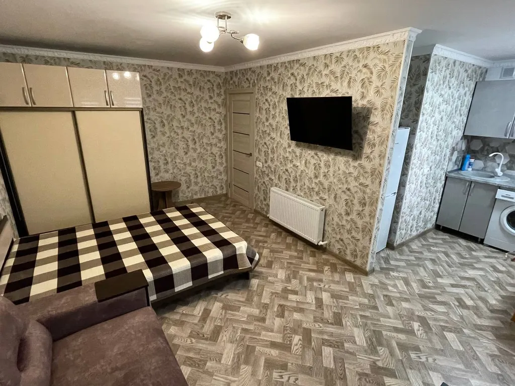 Студия однокомнатная на улице Курортной, 31 м², Саки — спальня, фото 6