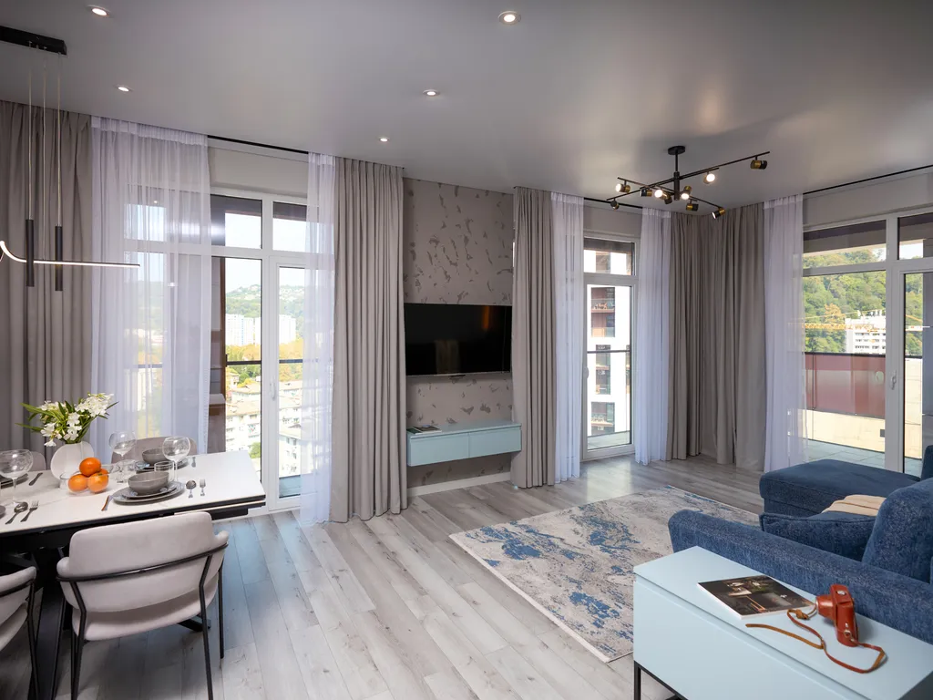 Квартира двухкомнатная на шоссе Батумском, 87 м², Дагомыс — фото 6