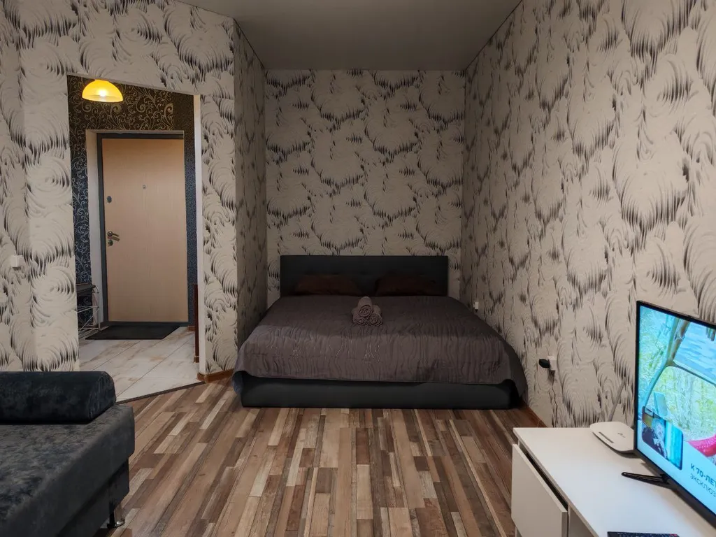 Квартира однокомнатная в Железнодорожном, 35 м², Самара — спальня, фото 8