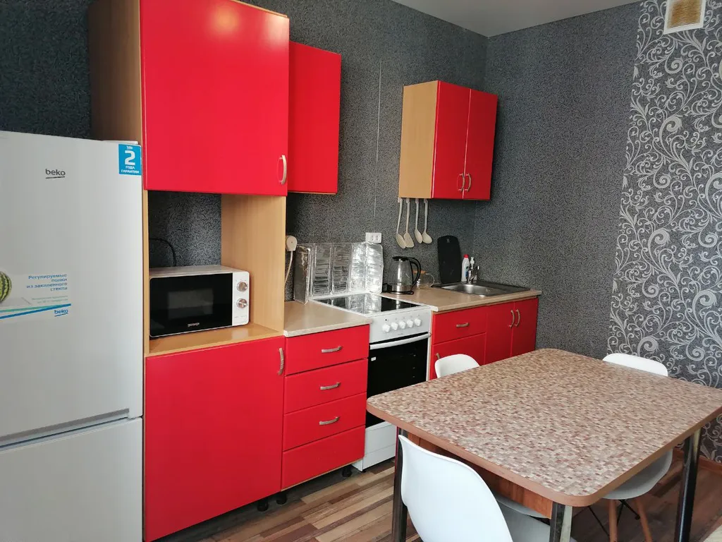 Квартира однокомнатная в Железнодорожном, 35 м², Самара — кухня, фото 3