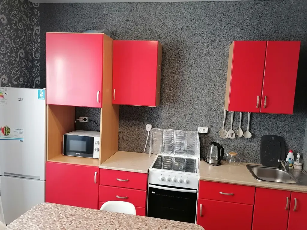 Квартира однокомнатная в Железнодорожном, 35 м², Самара — кухня, фото 4