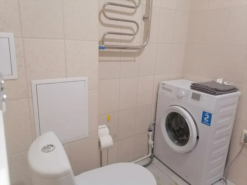 Квартира однокомнатная в Железнодорожном, 35 м², Самара — ванная комната, фото 3
