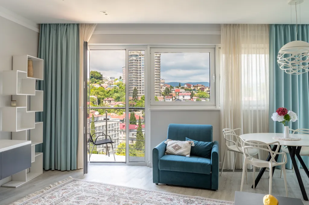 Апартаменты двухкомнатные на проспекте Курортном, 70 м², Сочи — фото 9