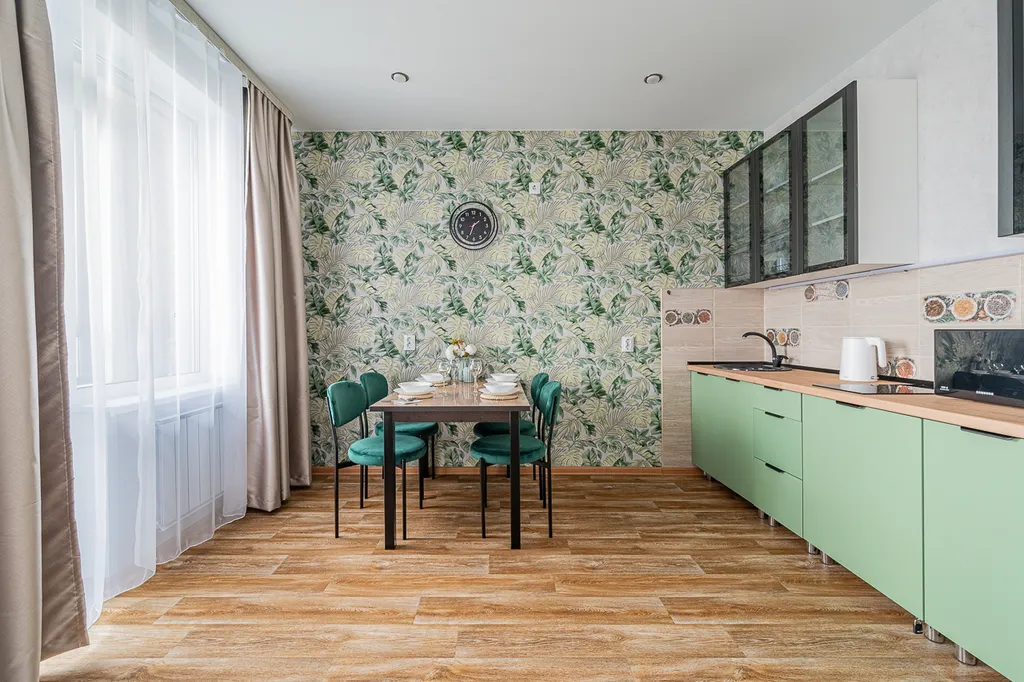 Квартира однокомнатная на проспекте Успенском, 40 м², Верхняя Пышма — кухня