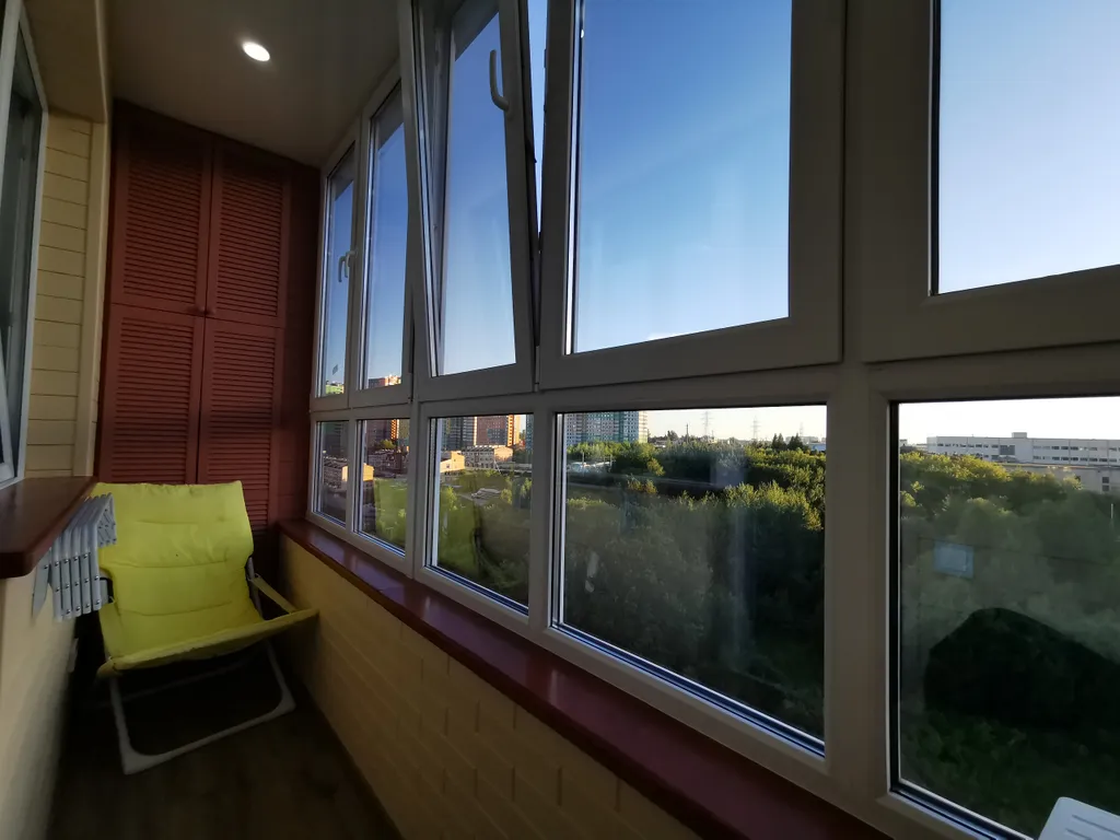 Студия однокомнатная на улице Академической, 24 м², Афонино — вид из окна