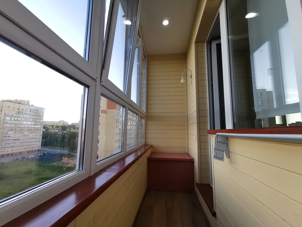 Студия однокомнатная на улице Академической, 24 м², Афонино — вид из окна, фото 2