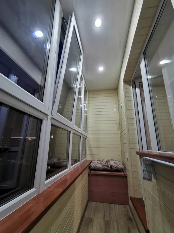 Студия однокомнатная на улице Академической, 24 м², Афонино — вид из окна, фото 4