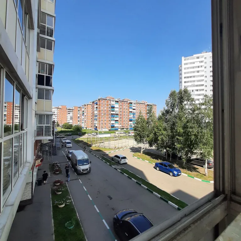 Квартира однокомнатная в Ленинском, 38 м², Иркутск — вид из окна, фото 2