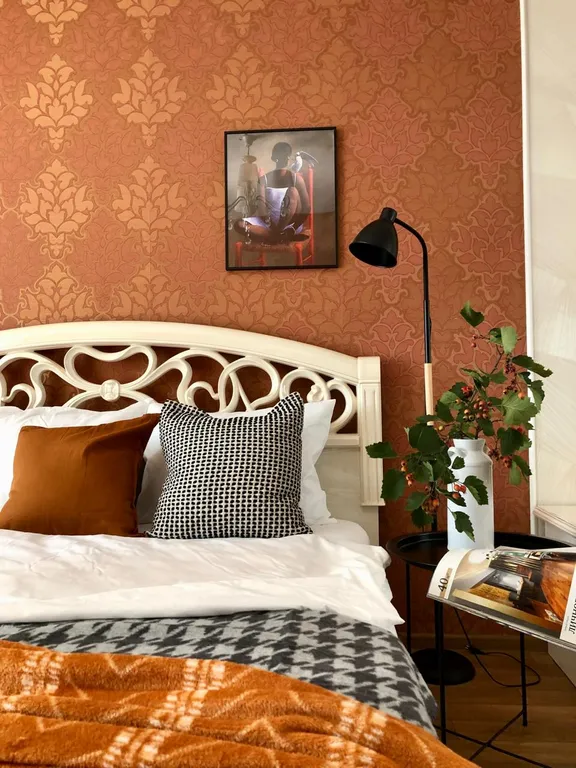 Квартира двухкомнатная у Парка Культуры, в Соцгороде, 77 м², Нижний Новгород — спальня, фото 6
