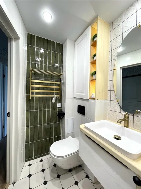 Квартира однокомнатная, 29 м², Ростов Великий — ванная комната, фото 4