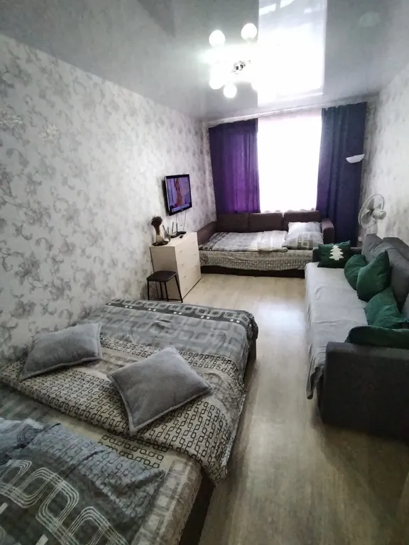 Квартира однокомнатная в Советском, 40 м², Нижний Новгород — спальня, фото 2