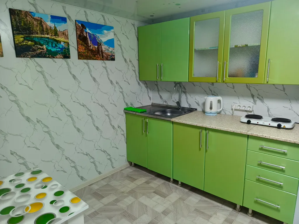Дом 4-местный на улице Ленина, 24 м², Акташ — кухня, фото 2