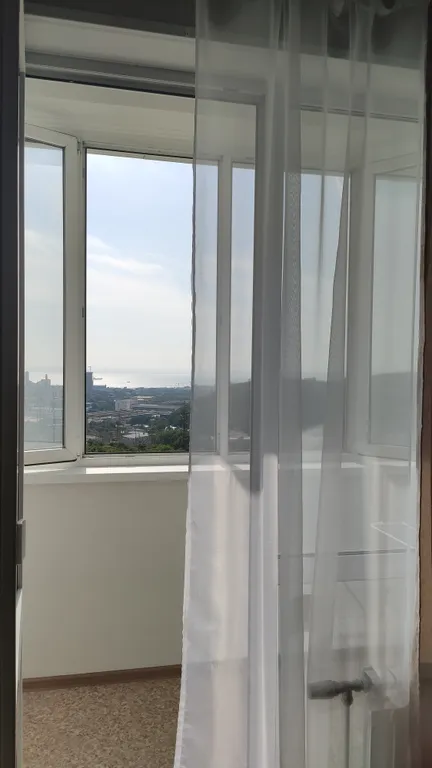 Студия однокомнатная на улице Майора Филипова, 21 м², Владивосток — вид из окна
