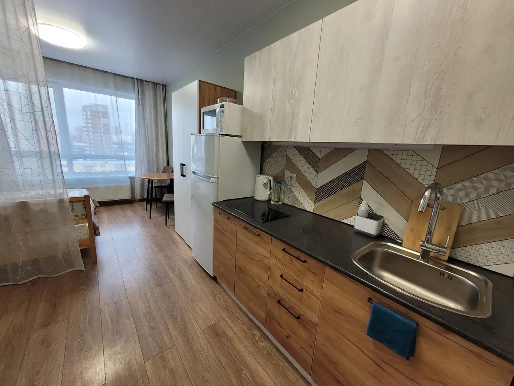 Студия однокомнатная у Ботаники, в Октябрьском, 22 м², Екатеринбург — фото 18