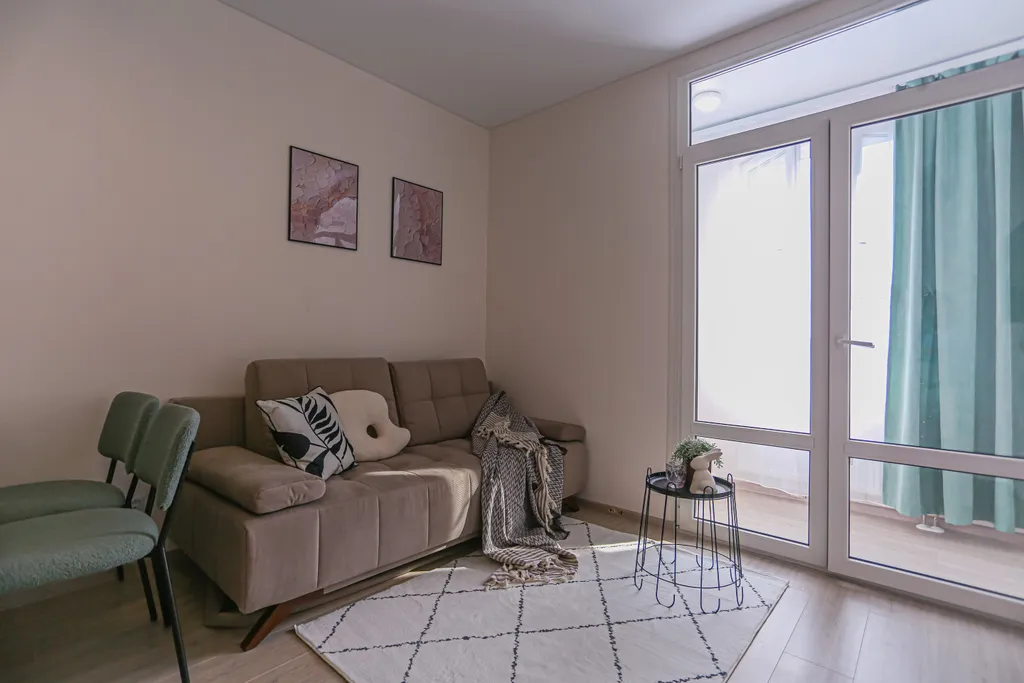 Квартира однокомнатная в Ленинском, 40 м², Нижний Новгород — спальня, фото 2