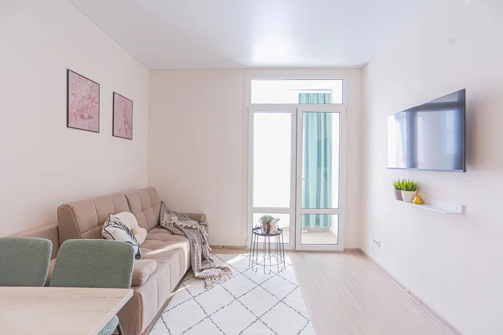 Квартира однокомнатная в Ленинском, 40 м², Нижний Новгород — спальня, фото 8