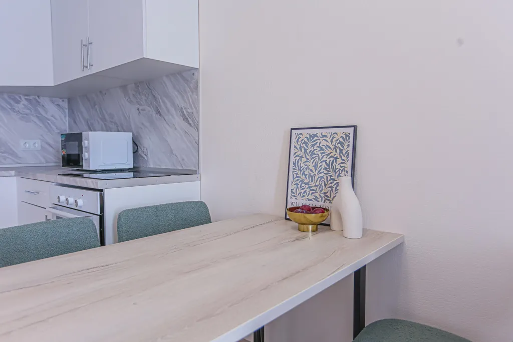 Квартира однокомнатная в Ленинском, 40 м², Нижний Новгород — кухня, фото 5