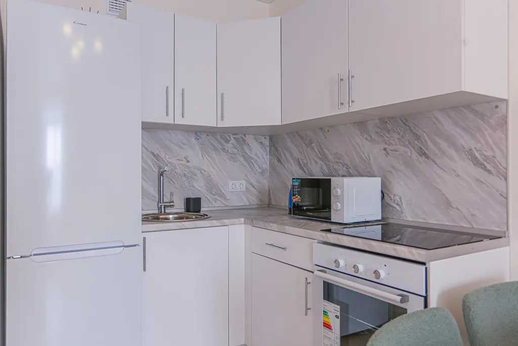 Квартира однокомнатная в Ленинском, 40 м², Нижний Новгород — кухня, фото 6