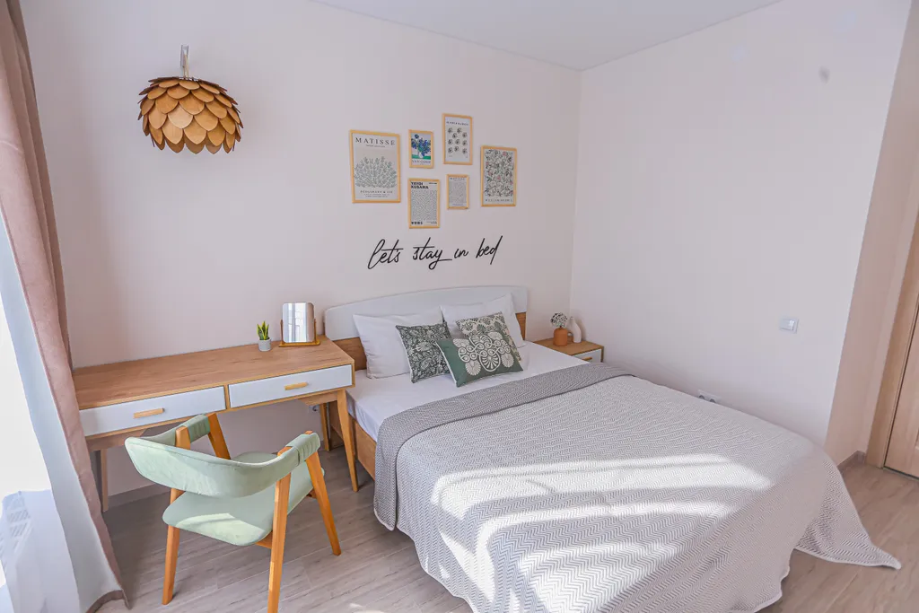 Квартира однокомнатная в Ленинском, 40 м², Нижний Новгород — спальня, фото 3