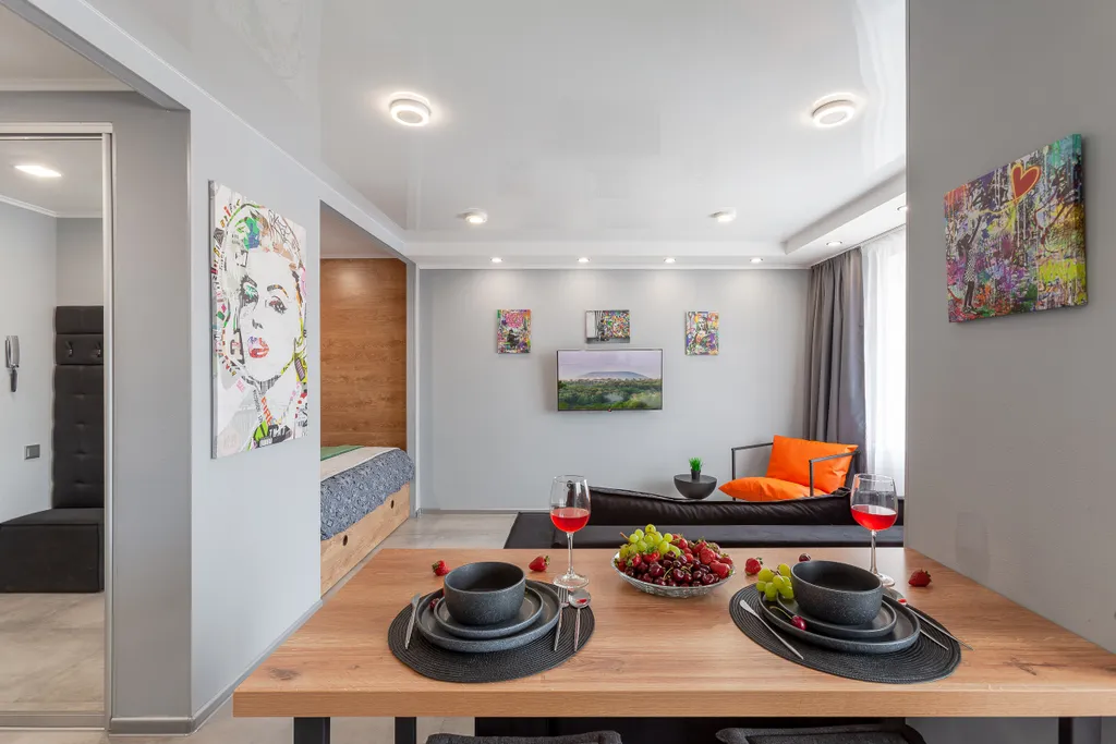 Студия однокомнатная в Красноглинском, 39 м², Самара — кухня
