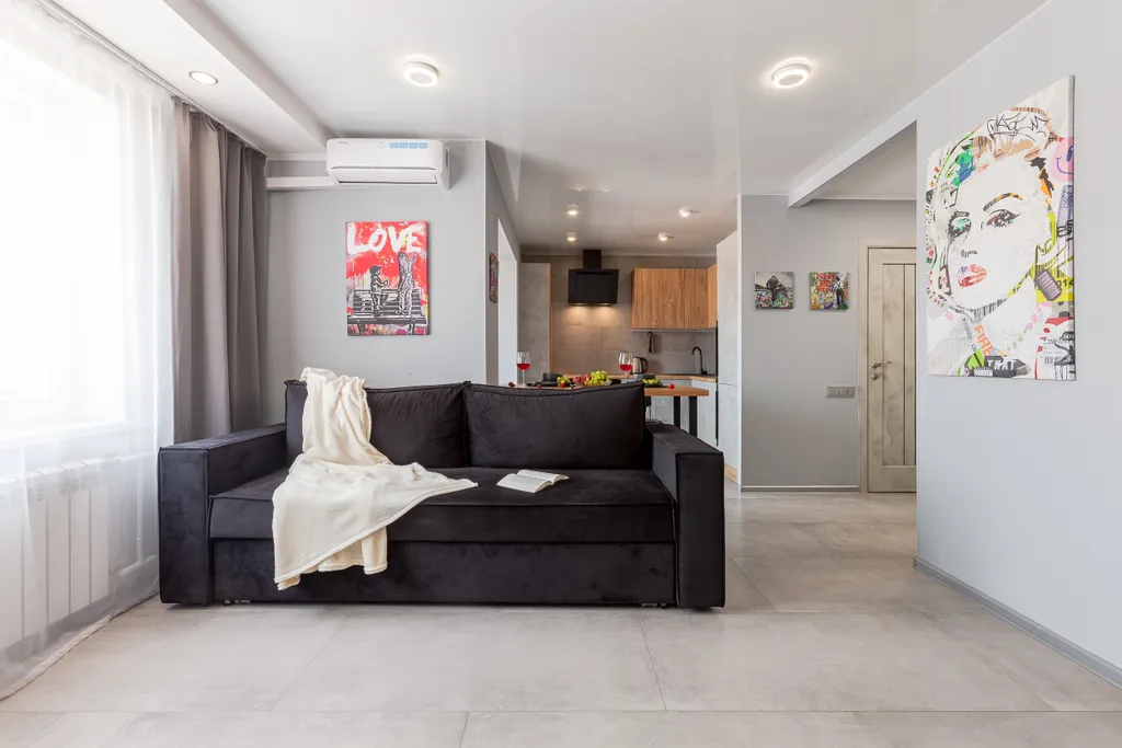 Студия однокомнатная в Красноглинском, 39 м², Самара — спальня, фото 3