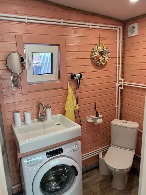 Дом 2-местный в деревни Левом Ящерово, 36 м², Серпухов — ванная комната